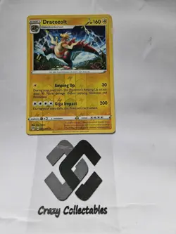 Pokemon Cards Dracozolt 065/189 Darkness Ablaze Reverse Holo Mint Card - Image 1