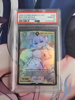 Bao The Whale 9 1st Ed Rising Stars Card GamerSupps VCard 5/190 PSA 10 GEM MINT - Image 1