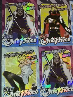 One Piece 9 x Collectible Character Anime Cards Luffy Zoro Chopper Ace Zoro SSR - Image 2