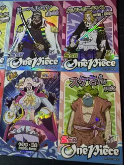 One Piece 9 x Collectible Character Anime Cards Luffy Zoro Chopper Ace Zoro SSR - Image 4