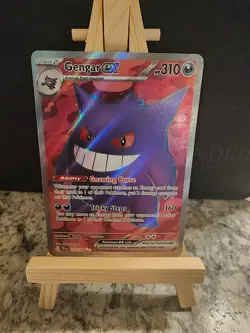 Pokemon Gengar EX Full Art Ultra Rare TCG Card Temporal Forces 193/162 - Image 1