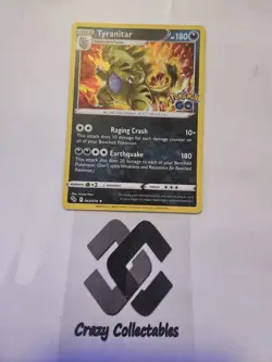 Pokemon Card Tyranitar 043/078 Pokemon Go Holo Mint Condition - Image 1