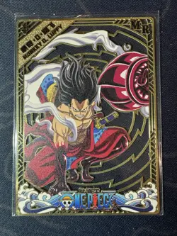 One Piece Metal Character Collectible Promo Premium Card Luffy CCG Collection - Image 1
