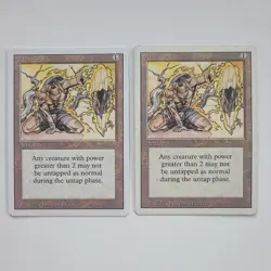 2 x Meekstone - Revised Edition - MTG Magic the Gathering - Image 1