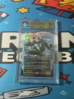 2025 MAGIC MARVEL'S SPECTACULAR SPIDER-MAN #0235 BORDERLESS TEXTURED FOIL BGS 10 - Image 1