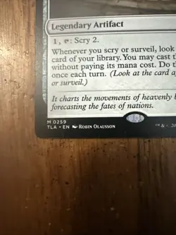 Planetarium of Wan Shi Tong Avatar: The Last Airbender Regular Artifact MTG NM - Image 2