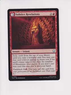 MAGIC THE GATHERING MTG AVATAR THE LAST AIRBENDER SOLSTICE REVELATIONS - Image 1