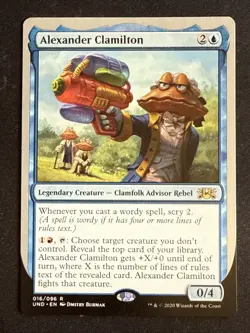 1x Alexander Clamilton (016) Unsanctioned LP MTG Magic the Gathering x1 MKE - Image 1
