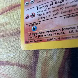 Pokemon TCG Arcanine Black Star Promo #6 WOTC Exclusive Ink ERROR RARE - Image 3