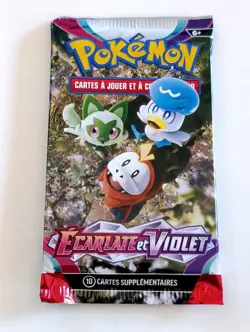 BOOSTER DE 10 CARTES POKEMON ECARLATE ET VIOLET EV01 FR NEUF SCELLE BASE PALDEA - Image 1