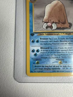 Piloswine 1st Edition Neo Genesis 44/111 WOTC Vintage Pokemon - Image 3