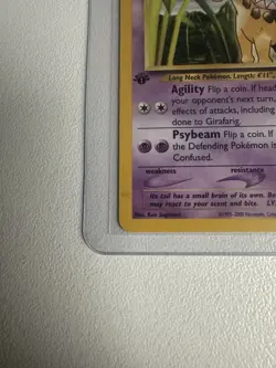 Girafarig 58/111 1st Edition Neo Genesis WOTC Vintage Pokemon - Image 3