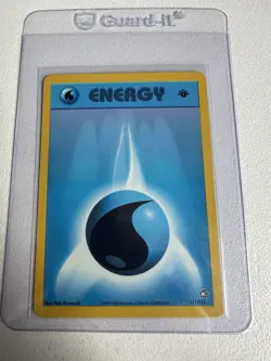 Water Energy Neo Genesis 1st Edition 111/111 WOTC Vintage Pokemon - Image 1