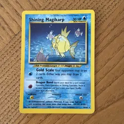 Pokemon TCG Shining Magikarp Neo Revelation 66/64 Holo Unlimited Holo Rare Ace 7 - Image 1