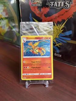 Special Delivery Charizard Pokemon Center Promo Card Holo (SWSH075) - SEALED - Image 1