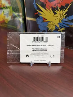 Special Delivery Charizard Pokemon Center Promo Card Holo (SWSH075) - SEALED - Image 2