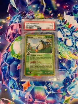 2006 POKEMON EX DRAGON FRONTIERS #10 SNORLAX-REVERSE FOIL PSA 9 - Image 1