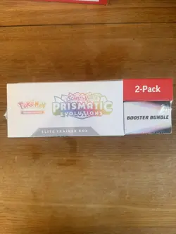 Pokemon TCG Prismatic Evolutions ETB Elite Trainer Box and Booster Bundle Costco - Image 3