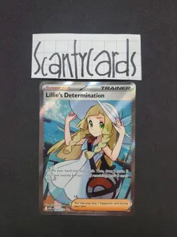 NM pokemon mega evolution ultra rare lillie's determination 169/132 - Image 2