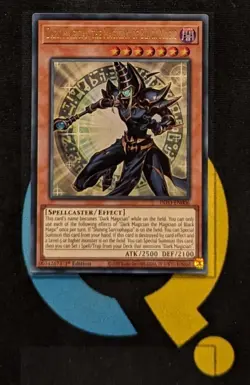 INFO-EN006 Dark Magician the Magician of Black Magic Ultra Rare 1st Ed YuGiOh - Image 1