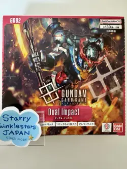 Gundam Card Game Dual Impact Booster Box GD02 Japanese Factory Tape Sealed🔥 - Image 1