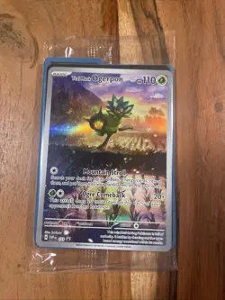 SEALED Teal Mask Ogerpon SVP123 Black Star Promo Card Pokemon TCG Mint - Image 1