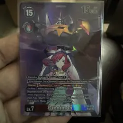 Digimon Card Omnimon BT22-015 SR Parallel English Cyber Eden - Image 1