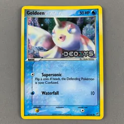 Goldeen 61/107 EX Deoxys REVERSE HOLO Stamped Common Pokemon Card 2005 MP-LP - Image 1