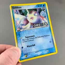 Goldeen 61/107 EX Deoxys REVERSE HOLO Stamped Common Pokemon Card 2005 MP-LP - Image 4