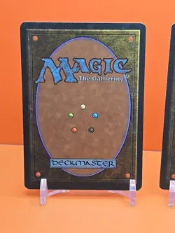 🔵🔵🔵 (2) 1995 Magic The Gathering THOUGHTLACE 4TH EDITION PLAYED 🔵🔵🔵 - Image 5