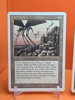 🟤🟤🟤 (4) 1994 MAGIC The Gathering THE HIVE REVISED 3RD EDITION PLAYED 🟤🟤2 - Image 2