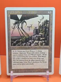 🟤🟤🟤 (4) 1994 MAGIC The Gathering THE HIVE REVISED 3RD EDITION PLAYED 🟤🟤2 - Image 3
