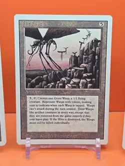 🟤🟤🟤 (4) 1994 MAGIC The Gathering THE HIVE REVISED 3RD EDITION PLAYED 🟤🟤2 - Image 4