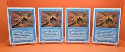 🔵🔵🔵 (4) 1994 MAGIC The Gathering VOLCANIC ERUPTION REVISED 3RD EDITION PLAYED - Image 1