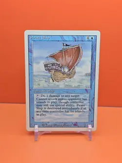 🔵🔵🔵 1994 MAGIC The Gathering PIRATE SHIP REVISED 3RD EDITION PLAYED 🔵🔵🔵 - Image 1