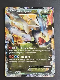 White Kyurem EX - BW63 - Pokemon Black & White Promo Ultra Rare Card LP - Image 1