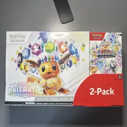 Pokemon TCG Prismatic Evolutions Costco Bundle ETB + Booster Bundle New & Sealed - Image 1