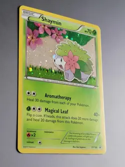 Shaymin - XY188 - Pokemon XY Promo Holo Rare Card LP - Image 2