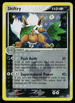 Pokemon Card - Shiftry Hidden Legends 14/101 Reverse Holo Rare - Image 1