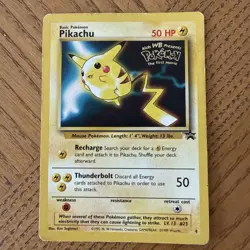 Pikachu (Movie Promo) Black Star Promo WoTC Pokemon TCG - Image 1