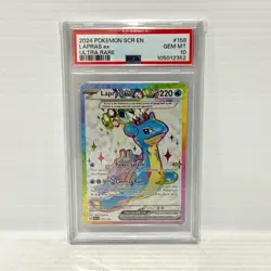 PSA 10 Lapras EX 156/142 - Stellar Crown - Graded Pokemon Card - Image 1
