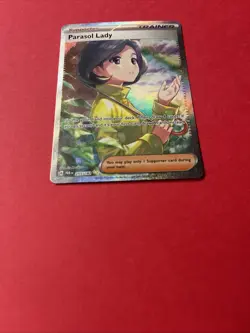 Parasol Lady 255/182SV04: Paradox Rift Holo Sir Pokemon TCG Card NM Condition - Image 2