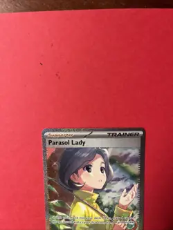 Parasol Lady 255/182SV04: Paradox Rift Holo Sir Pokemon TCG Card NM Condition - Image 3