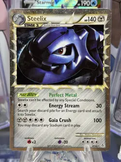 Steelix Prime 87/95 Holo Ultra Rare Pokemon HGSS Unleashed - Image 1