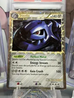 Steelix Prime 87/95 Holo Ultra Rare Pokemon HGSS Unleashed - Image 2