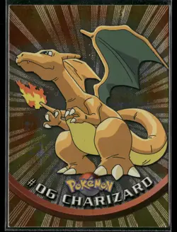 LP Topps #06 Charizard Holo Foil TV Pokemon TCG - Image 1