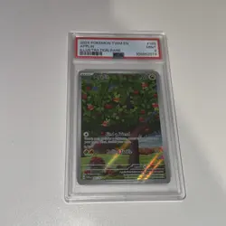 Applin 185/167 Pokemon Twilight Masquerade Illustration Rare Graded PSA 9 - Image 1