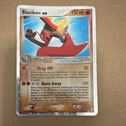 Pokemon Blaziken ex Ultra Rare Holo Card 90/100 EX Crystal Guardians English TPC - Image 1