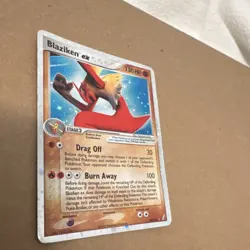 Pokemon Blaziken ex Ultra Rare Holo Card 90/100 EX Crystal Guardians English TPC - Image 3