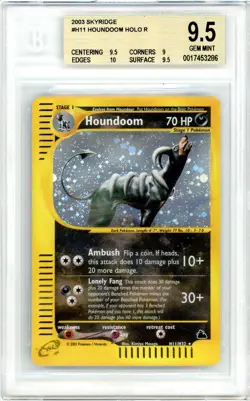 Pokemon Houndoom #H11 Skyridge Holo BGS 9.5 Gem Mint - Image 1